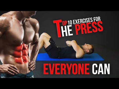 top 10 best exercises after which your press will become iron!