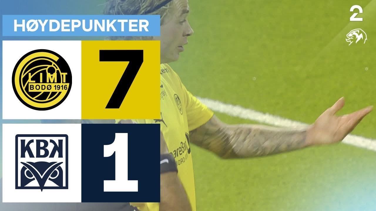 Bodø/Glimt 7-1 Kristiansund BK Highlights ⚽