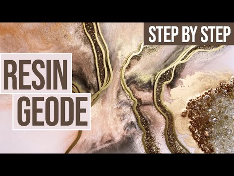 DIY Resin Geode Wall Art for Beginners 🖼️