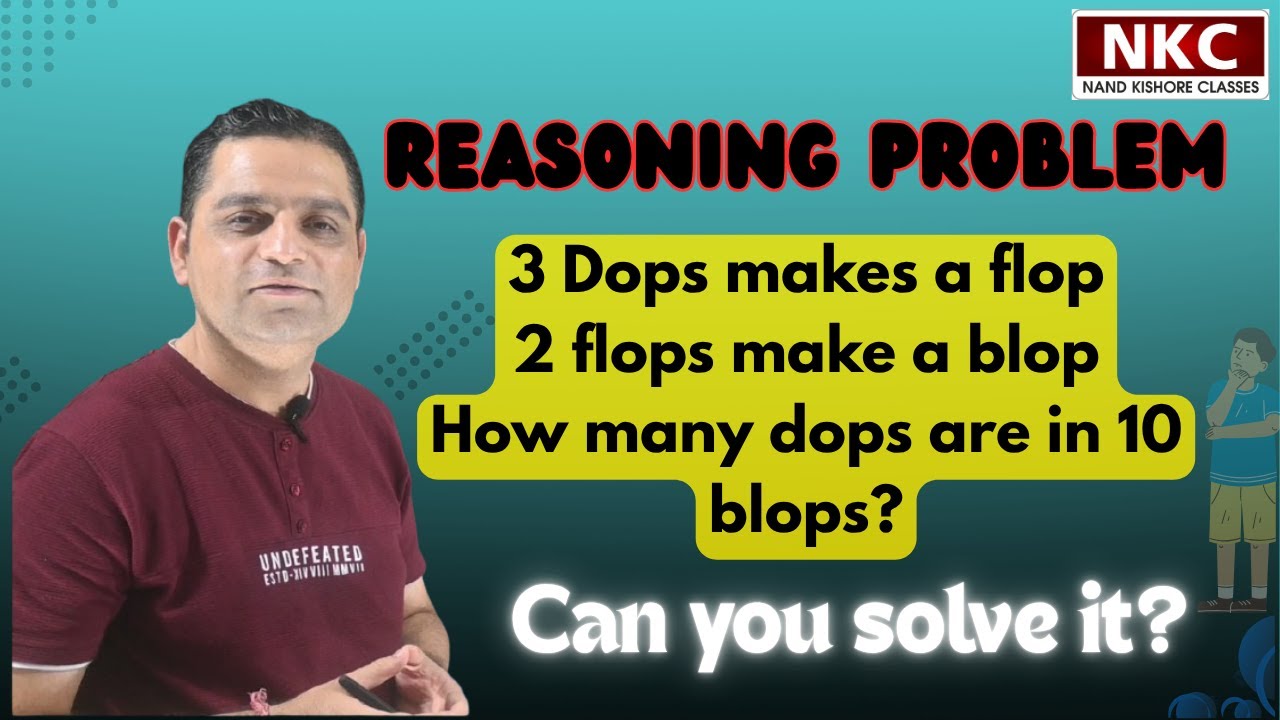 Dops, Flops & Blops Math Puzzle: Determine the Number of Dops in 10 Blops
