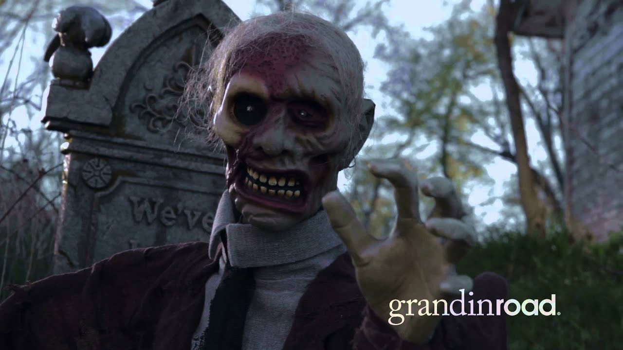 Skully Animated Zombie - Affordable & Spooky π»