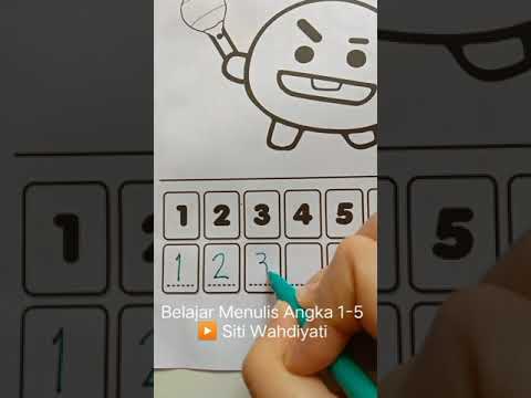 Belajar Menulis Angka 1-5 untuk Anak-anak ✍️