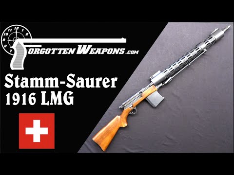 Stamm-Saurer 1916 Recoil Light Machine Gun