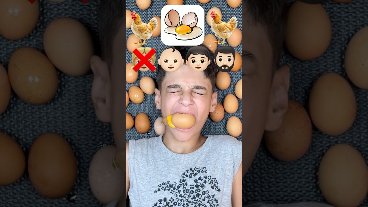 Quem Vai Comer Ovo com Casca? 😱 #Shorts