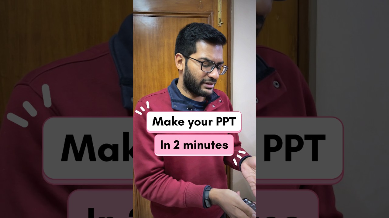 Create a Stunning PPT in Just 2 Minutes! ⚡