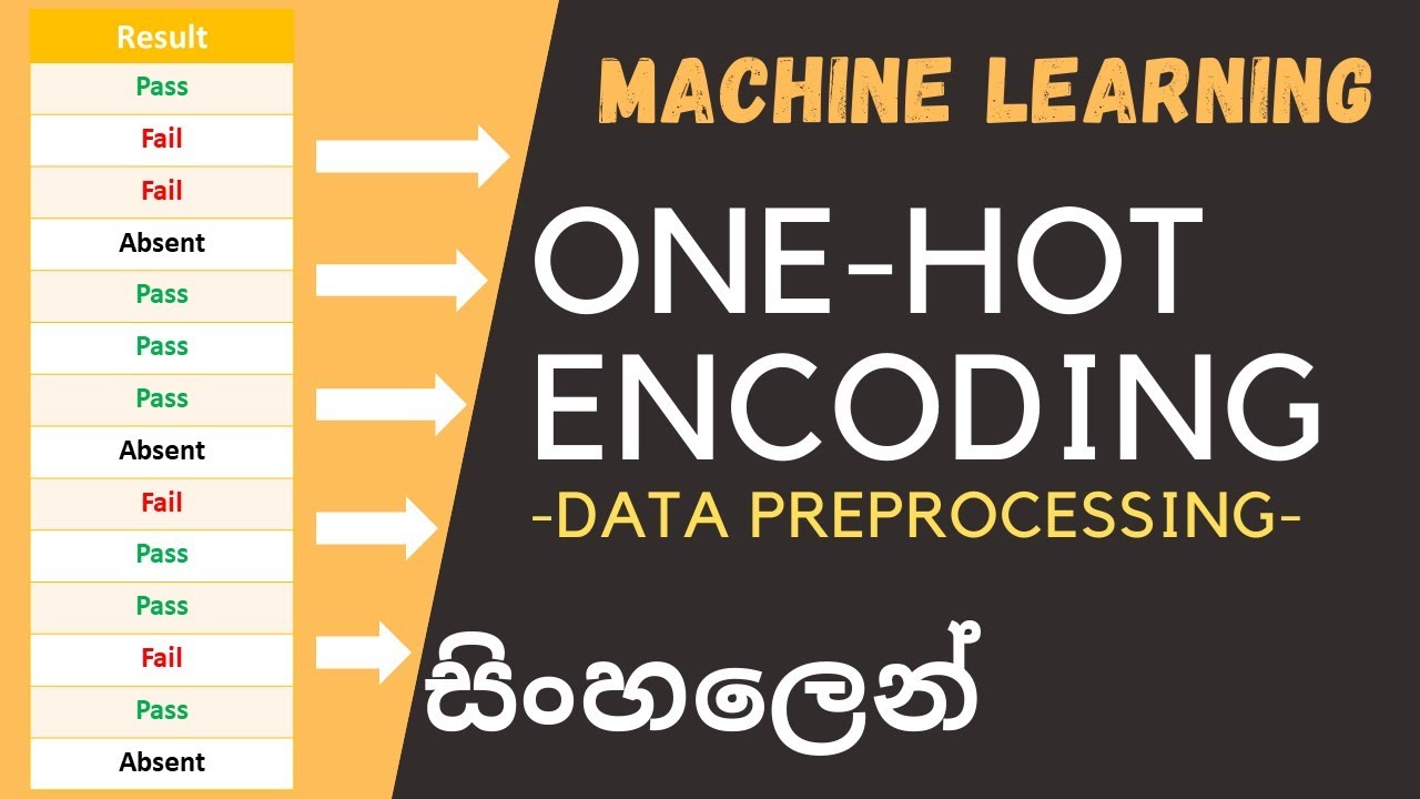 One Hot Encoding in Machine Learning | Sinhala