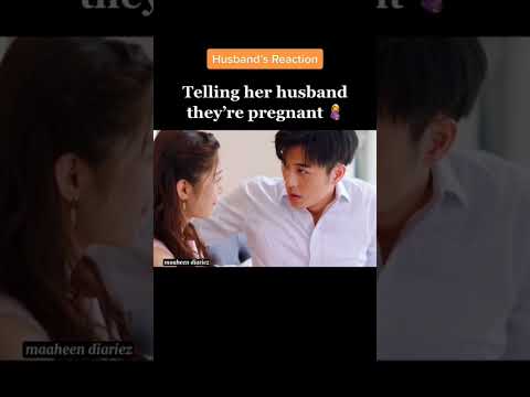 I'm pregnant ๐ผ Husband reaction ๐ฅบ๐ฅ #cdrama #kdrama #romantic #love #kiss #sad