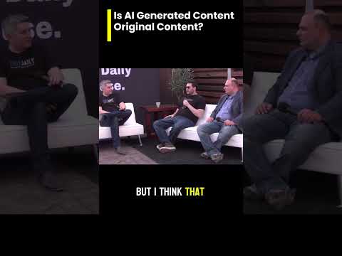 Is AI Generated Content Original Content (SXSW 2023)