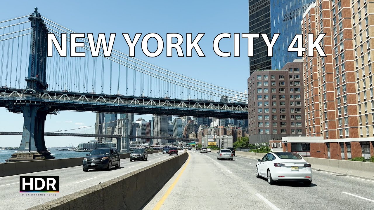 NYC Downtown Drive from Brooklyn to Chinatown 🚗