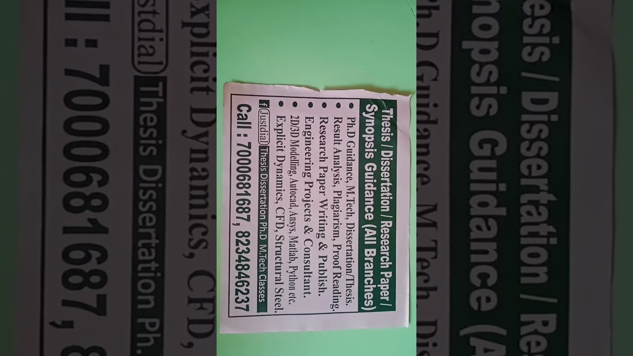 Expert Research & Thesis Guidance for IIT Students & Researchers π