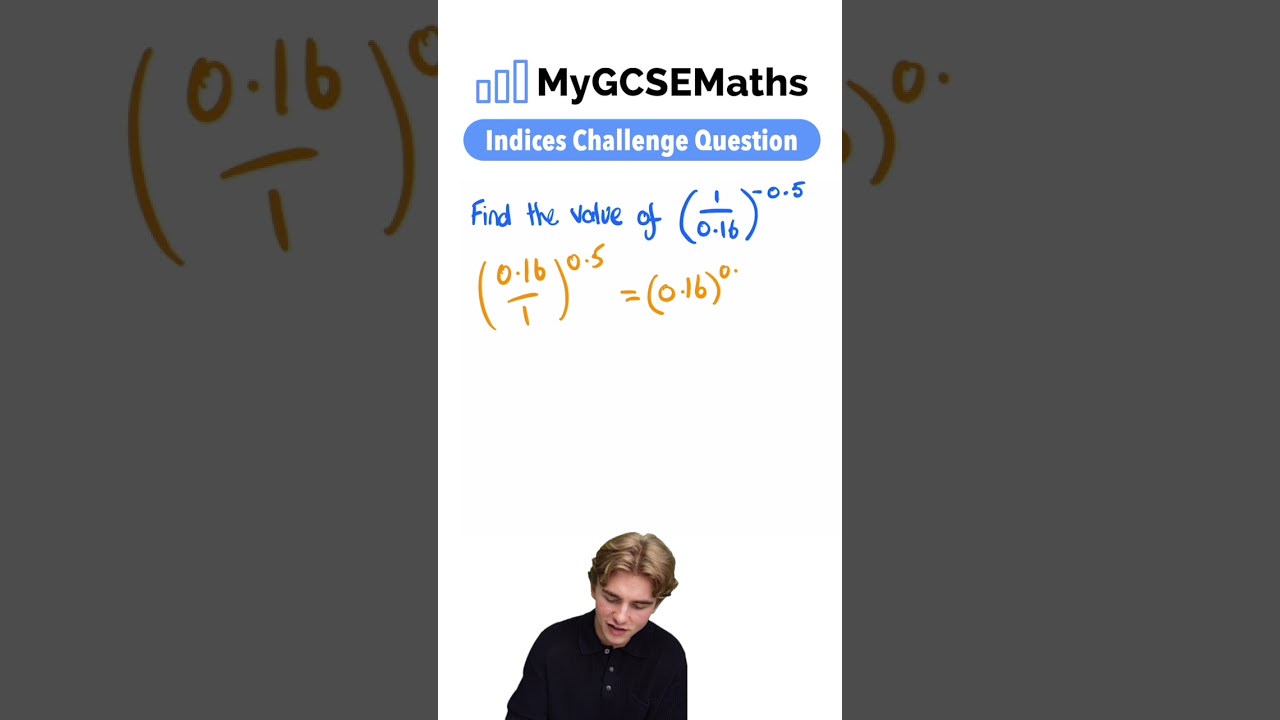 Indices Challenge Question| GCSE Maths 2025