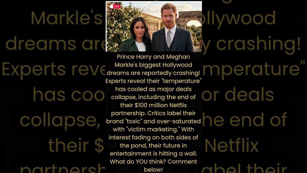 Harry and Meghan’s $100M Netflix Deal Reportedly Crashes