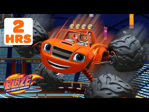 Blaze's BIGGEST Jump Rescues & Adventures! 💥💨 w/ AJ | 2 Hours | Blaze and the Monster Machines