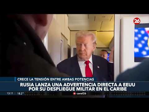 🚨TENSIÓN en el CARIBE: RUSIA lanza una ADVERTENCIA directa a EEUU