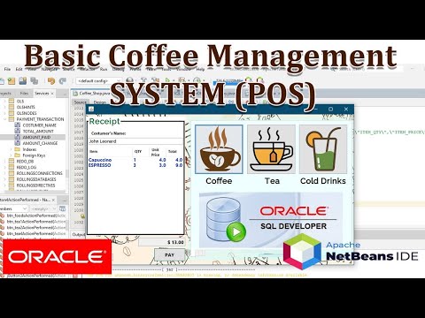 Basic Coffee Shop Management System - Netbeans how to create java project