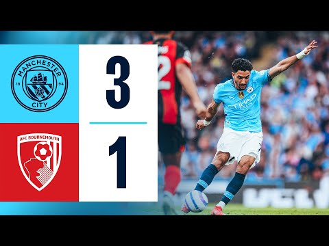 Highlights! | Kevin De Bruyne's final Etihad fixture | Man City 3-1 Bournemouth