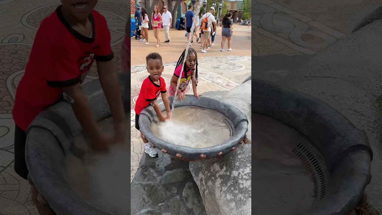 Mj & Londyn Get Caught Playing in Water! 💦 #Shorts