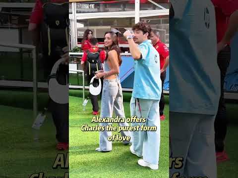 No wonder Charles Leclerc is so obsessed with Alexandra Saint Mleux#celebrity #new #usa