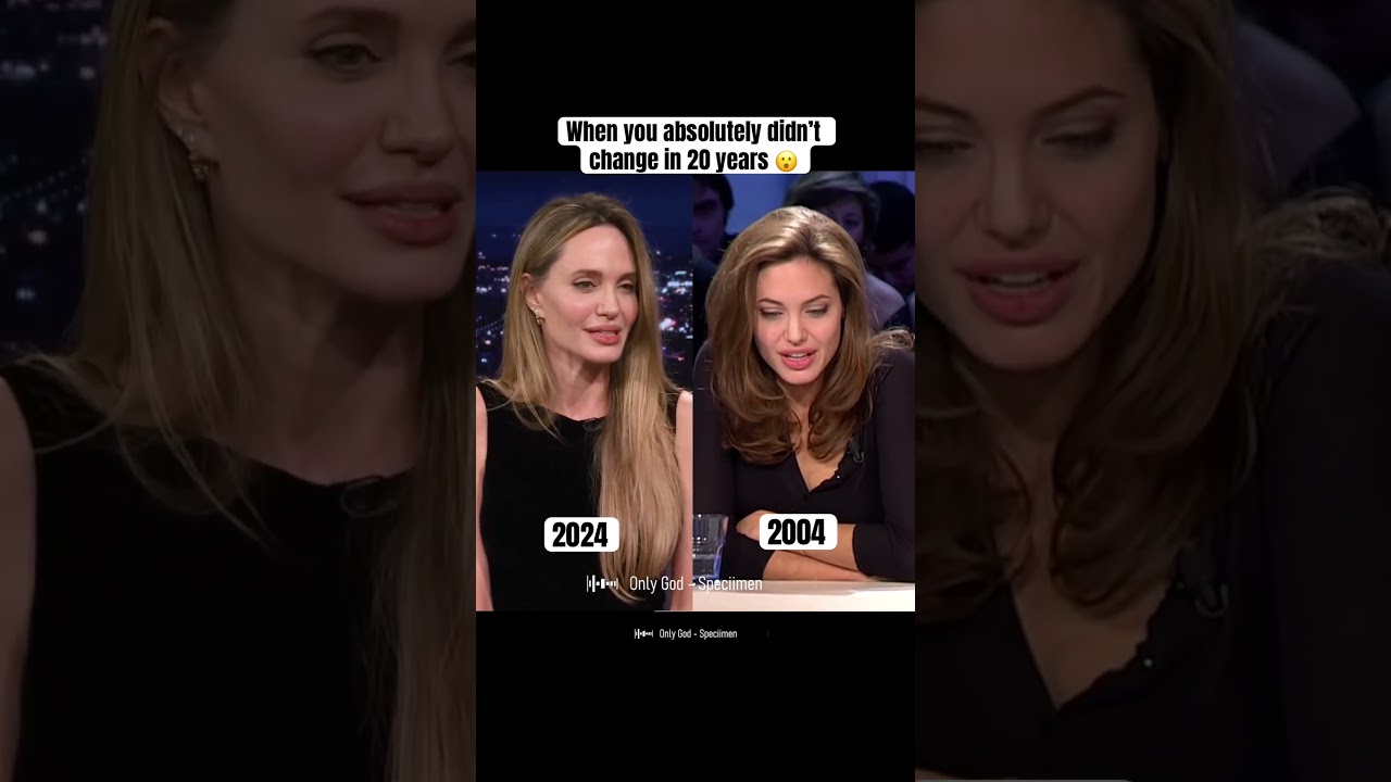 Angelina Jolie Remains Unchanged in 20 Years 😮