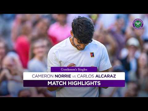 Dominant display! | Cameron Norrie vs Carlos Alcaraz | Highlights | Wimbledon 2025