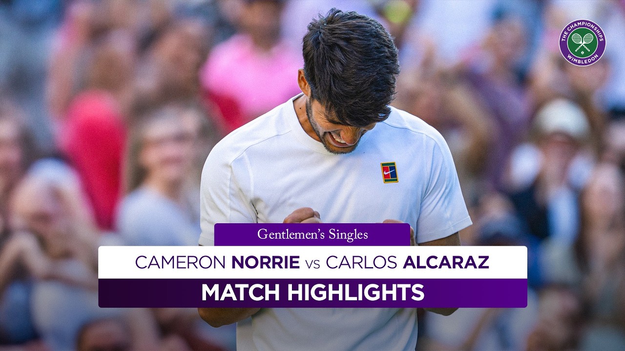 Epic Wimbledon Quarter-Final: Norrie vs. Alcaraz Highlights 🎾