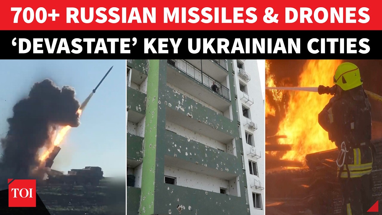 Russia Launches 700+ Missiles & Drones on Ukraine 🚀