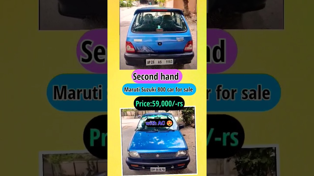 Affordable Used Maruti Suzuki 800 for Sale 🚗 | Contact 6300245634