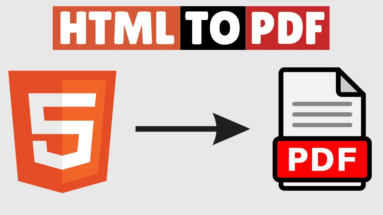 Easiest Way to Convert HTML to PDF π₯οΈ | Step-by-Step Tutorial