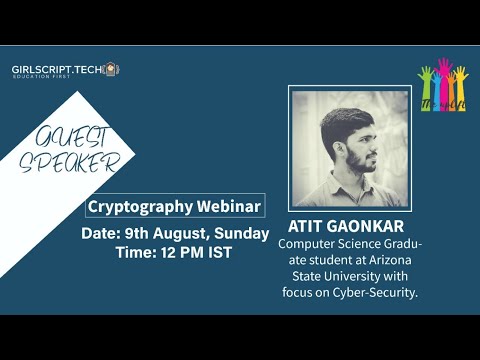 Unlock the Secrets of Cryptography: Free Webinar with Expert Atit Gaonkar 🔐