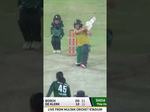 Anneke Bosch Back to Back Boundaries #PAKWvSAW #BackOurGirls #SportsCentral #Shorts M3E1K
