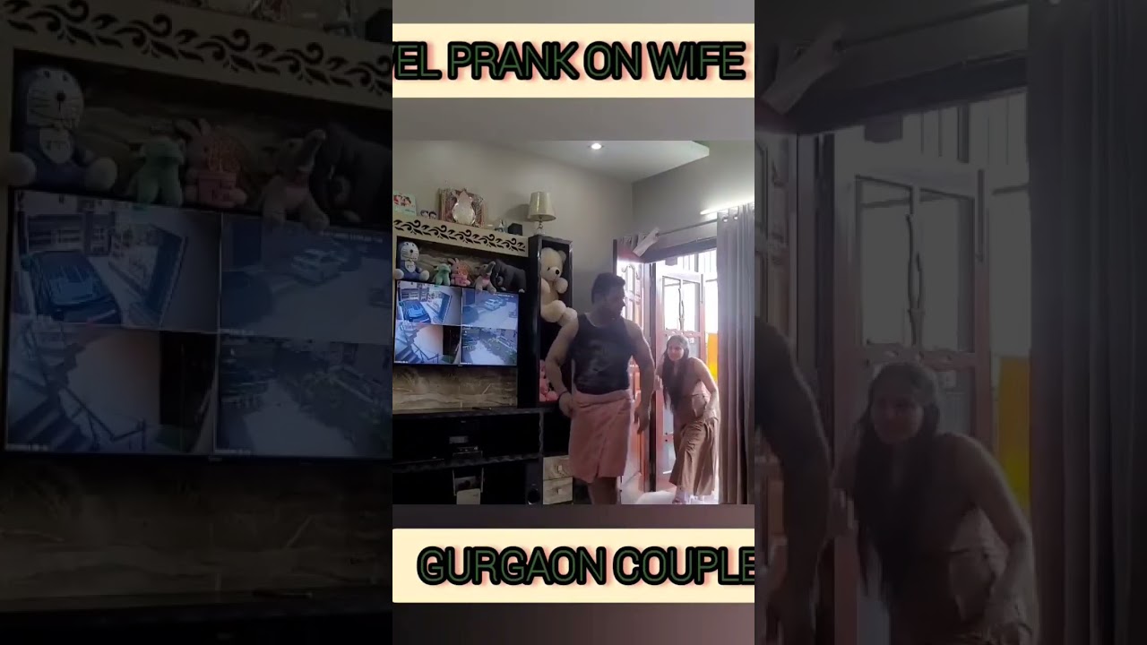 Hilarious Towel Drop Prank on Wife 😂