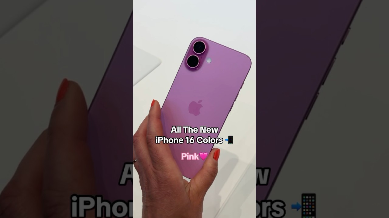 Apple iPhone 16 Unveils 4 Stunning New Colors