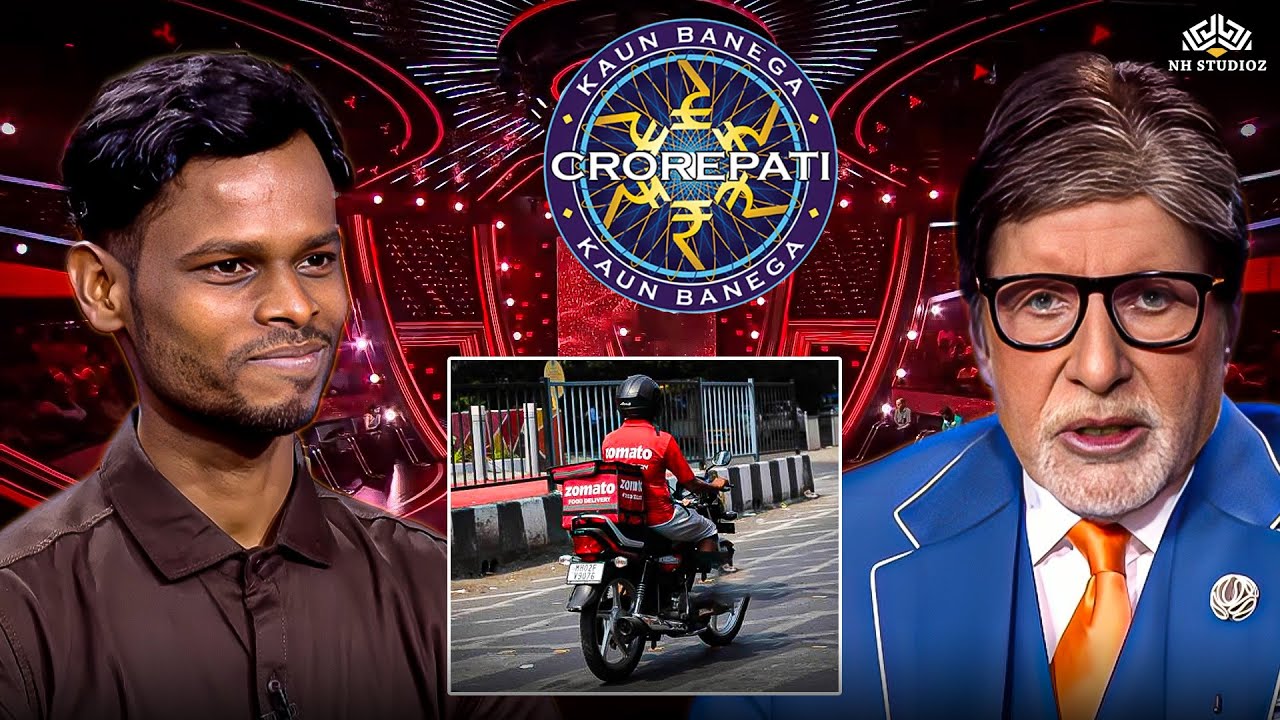KBC में भूखा फूड डिलीवरी बॉय की कहानी 🍽️