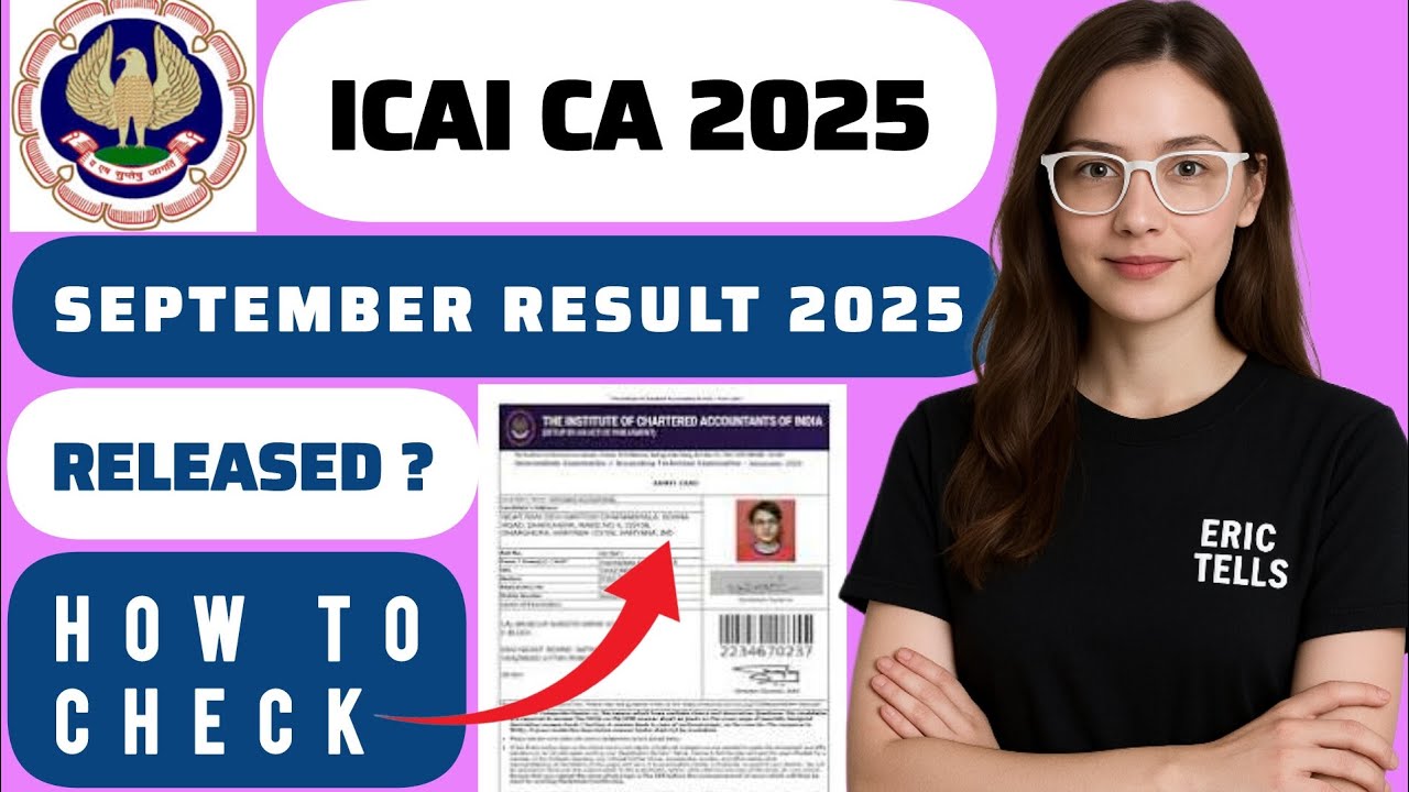 ICAI CA Result 2025 | Check September 2025 Results Now 📊