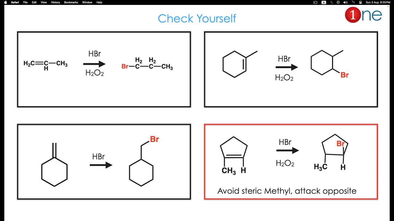 Anti-Markovnikov Rule Explained π | Stereoselectivity & Peroxide Effect in 1 Minute