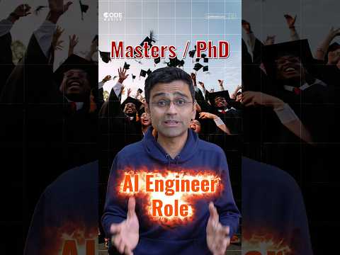 Is Masters/PhD degree required for an AI Engineer role?