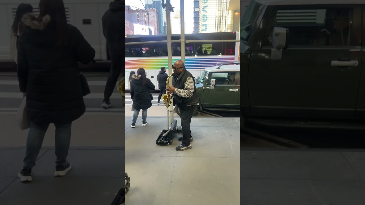 NYC Off Times Square on 8th Street ๐ถ