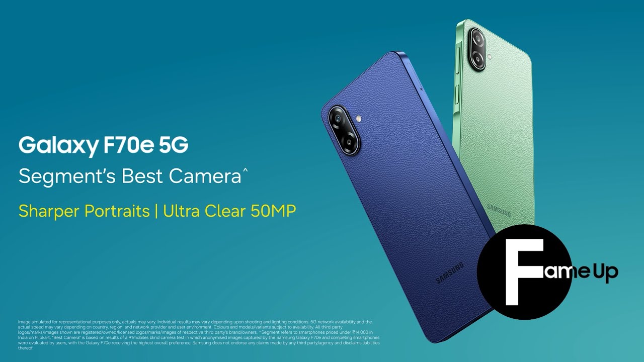 Galaxy F70e 5G Portrait Camera 📸