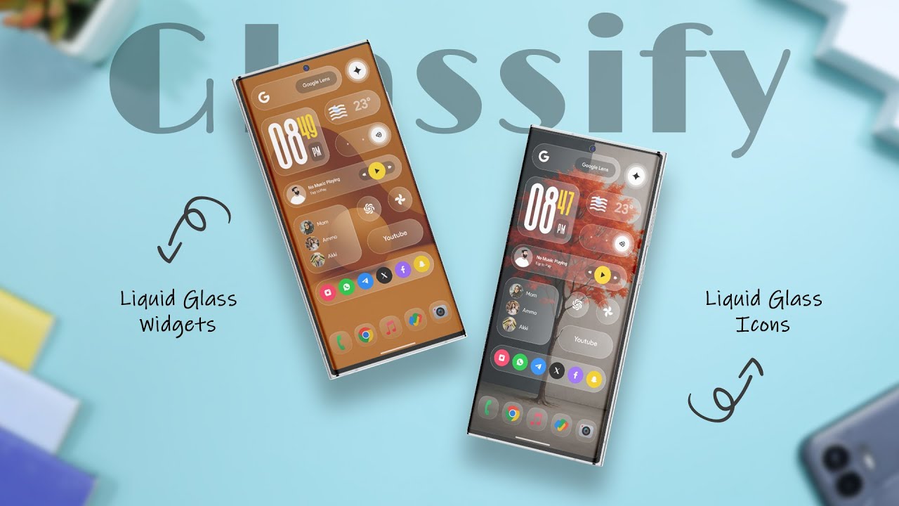 Master Android Customization in 2025 with Liquid Glass ✨