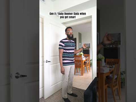 Gen X / Baby Boomer Dads when you get smart #comedy #theclassiiics #dad #genx #babyboomer #funny