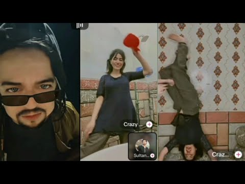 Waseem very funny tik tok live with crazy 