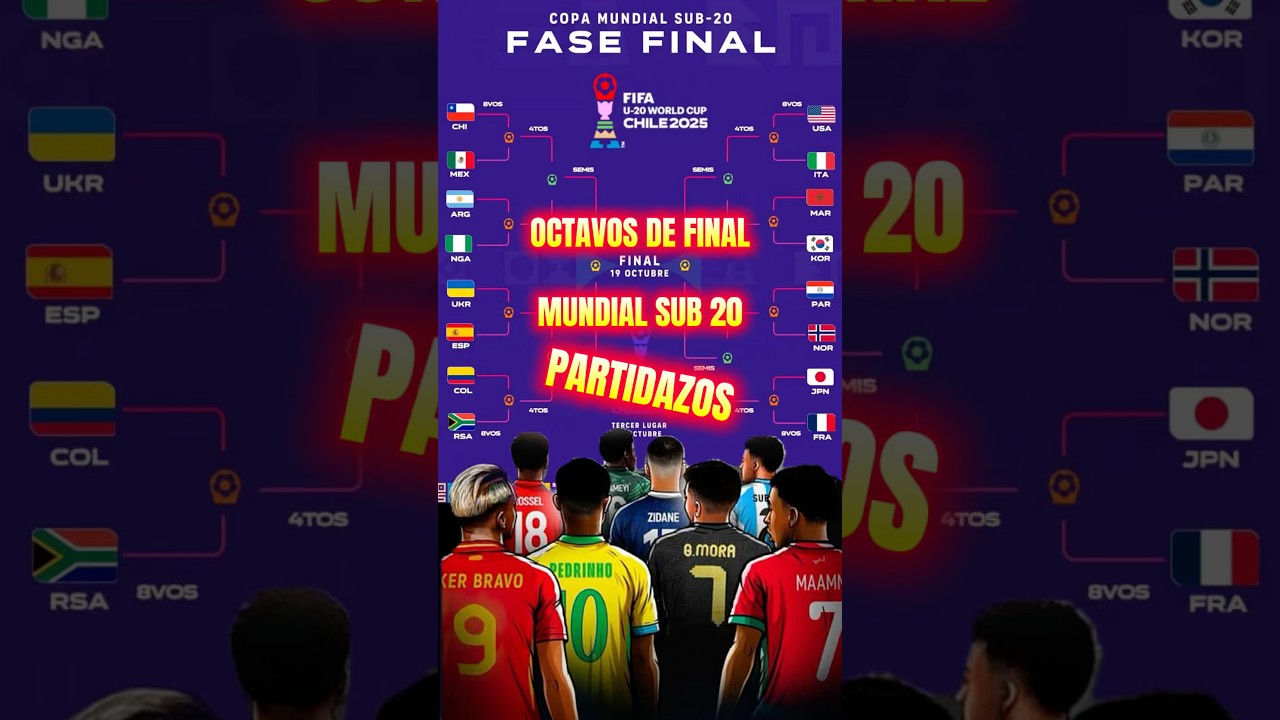 Octavos del Mundial Sub-20 ⚽