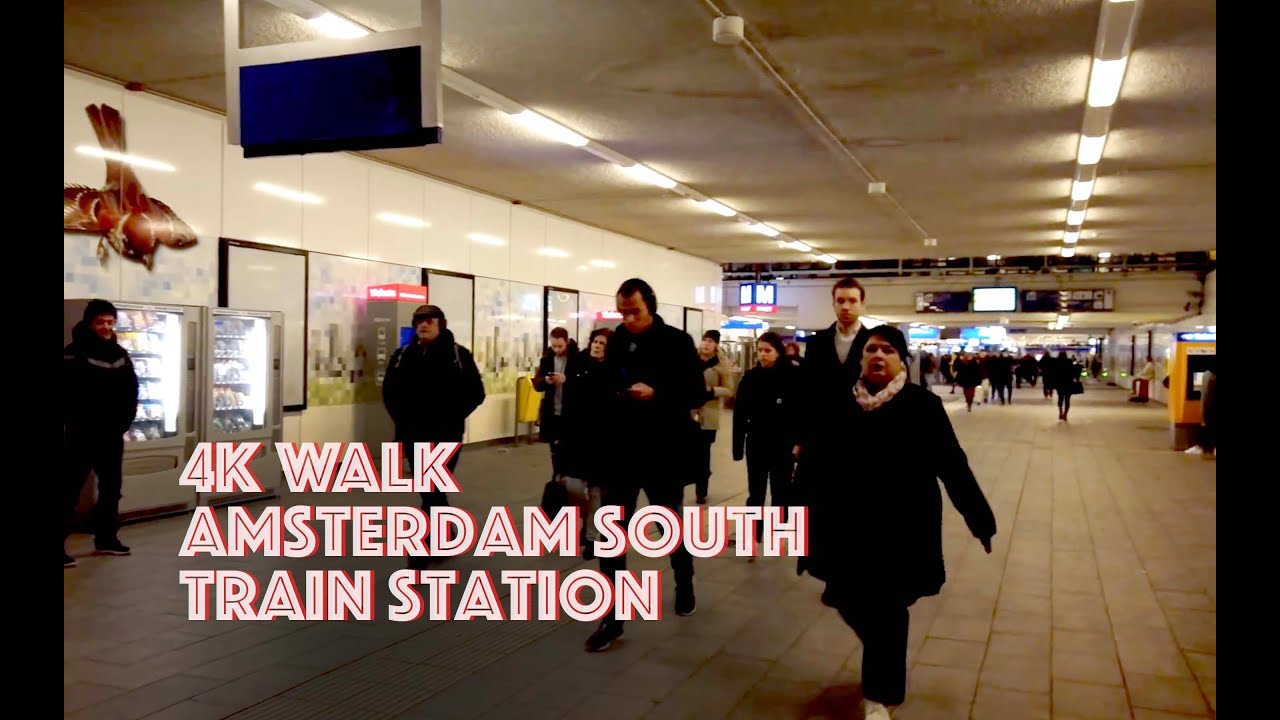 4K Virtual Tour: Amsterdam South Station & Geylang Rain Walk 🌧️