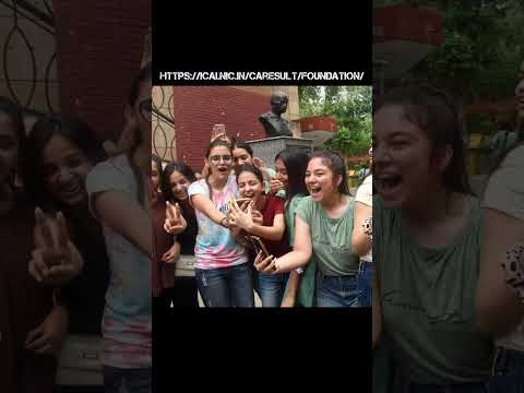 ICAI: chartered Accountants result declared . https://icai.nic.in/caresult/foundation/