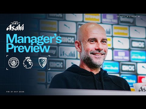 MANAGER'S PREVIEW Guardiola on Haaland and Rodri fitness | Man City v Bournemouth | Premier League