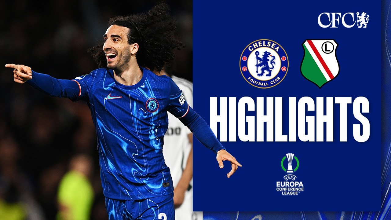 Chelsea 1-2 Legia Warsaw | UECL QF Highlights ⚽