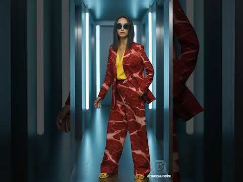 #FashionArt #CreativeFashion #FuturisticStyle #ArtisticVideo #FashionReels #ModelPose #нейросеть