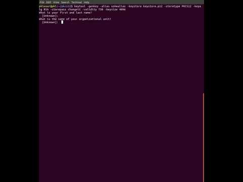 keytool self signed certificate pkcs12