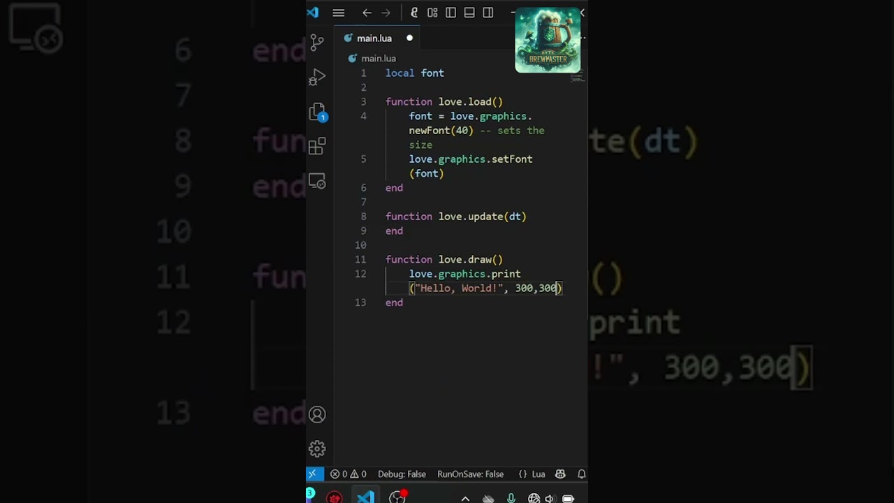 Create Fun Games with LOVE2D & Lua 🎮