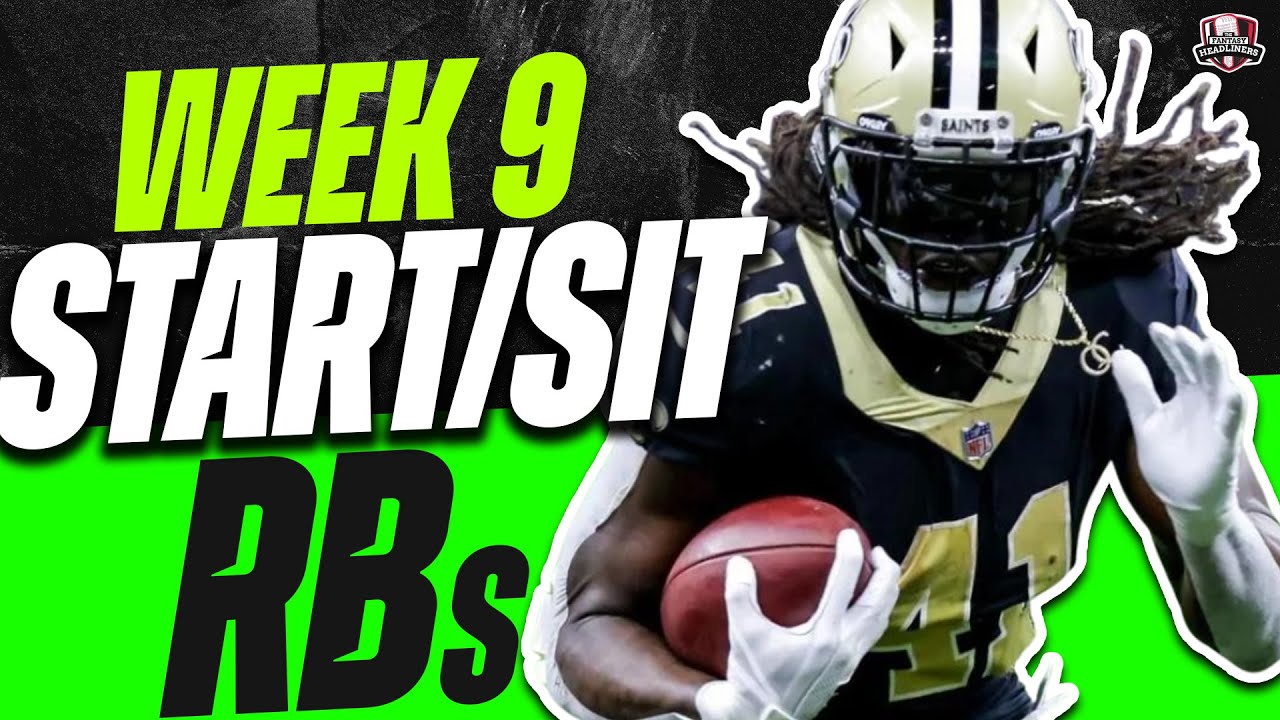 2022 Fantasy Football - MUST Start or Sit Week 9 Running Backs - Every Match Up!!!